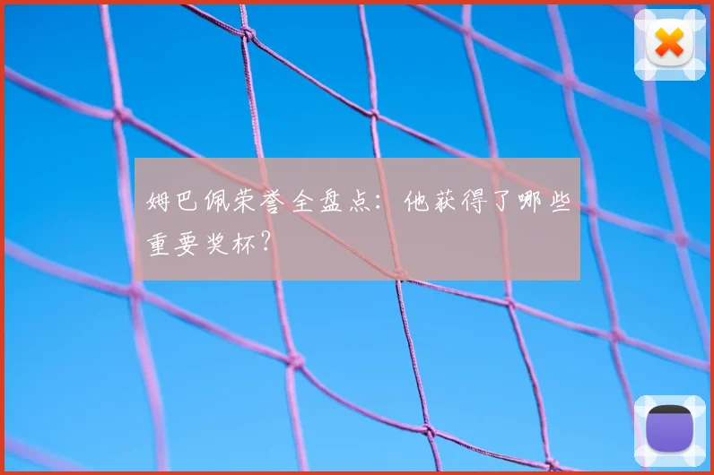 姆巴佩荣誉全盘点：他获得了哪些重要奖杯？
